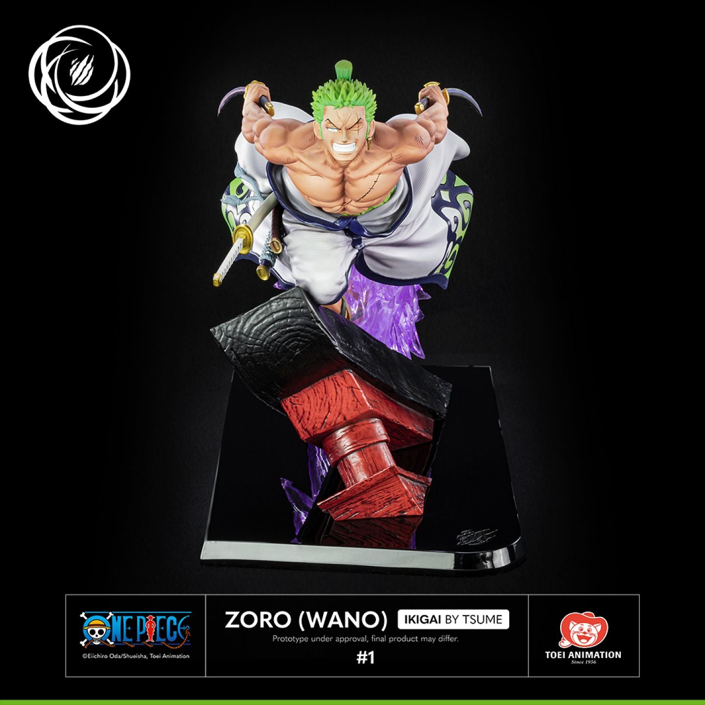 Tsume One Piece Ikigai Roronoa Zoro Wano 1 6 Scale Marvelous Toys