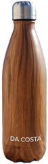 wood grain stainless steel bottle