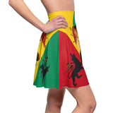 Rasta lion wear Women's Skater Skirt RLW1844