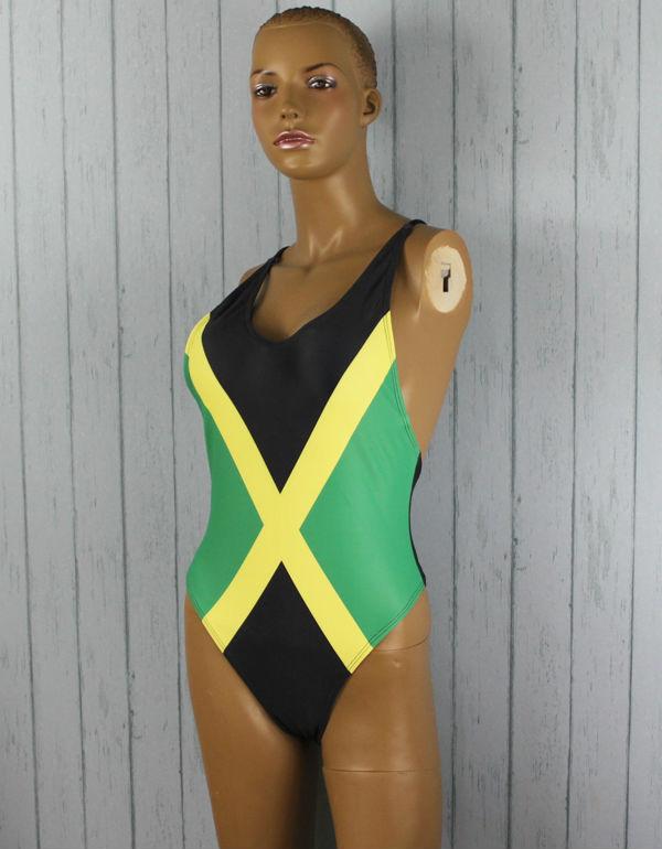 Caribbean Jamaica Flag One Piece Sexy Swimsuit Rlw864