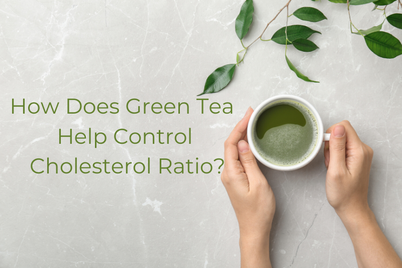 HOW DOES GREEN TEA HELP CONTROL CHOLESTEROL RATIO?