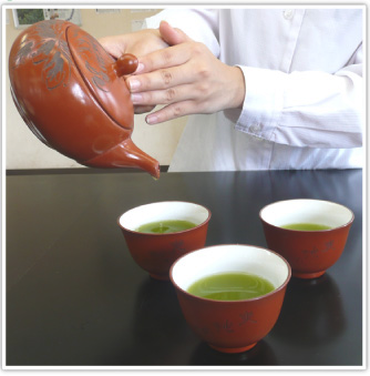 Use til last drip for green tea