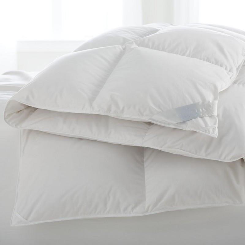 Warm Things German Batiste Baffled Box Light Weight Hungarian Goose Down Comforter Level 2 White/Oversized King