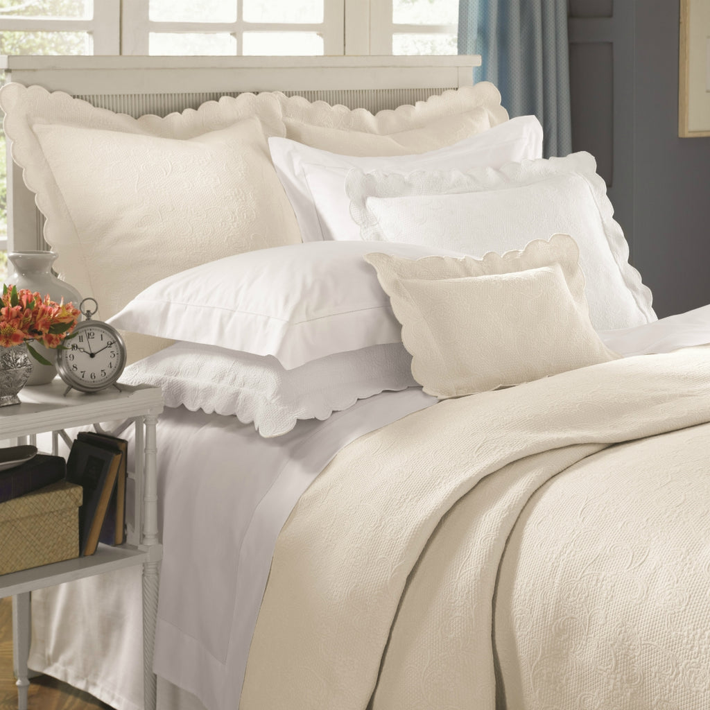 Sferra Alice Matelasse Coverlets Shams Lynnens Fine Linens