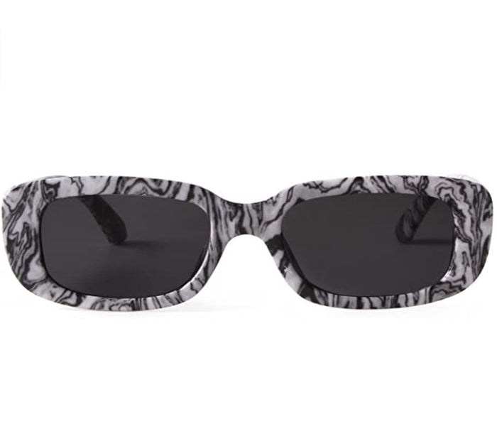 Zebra Rectangular Sunglasses