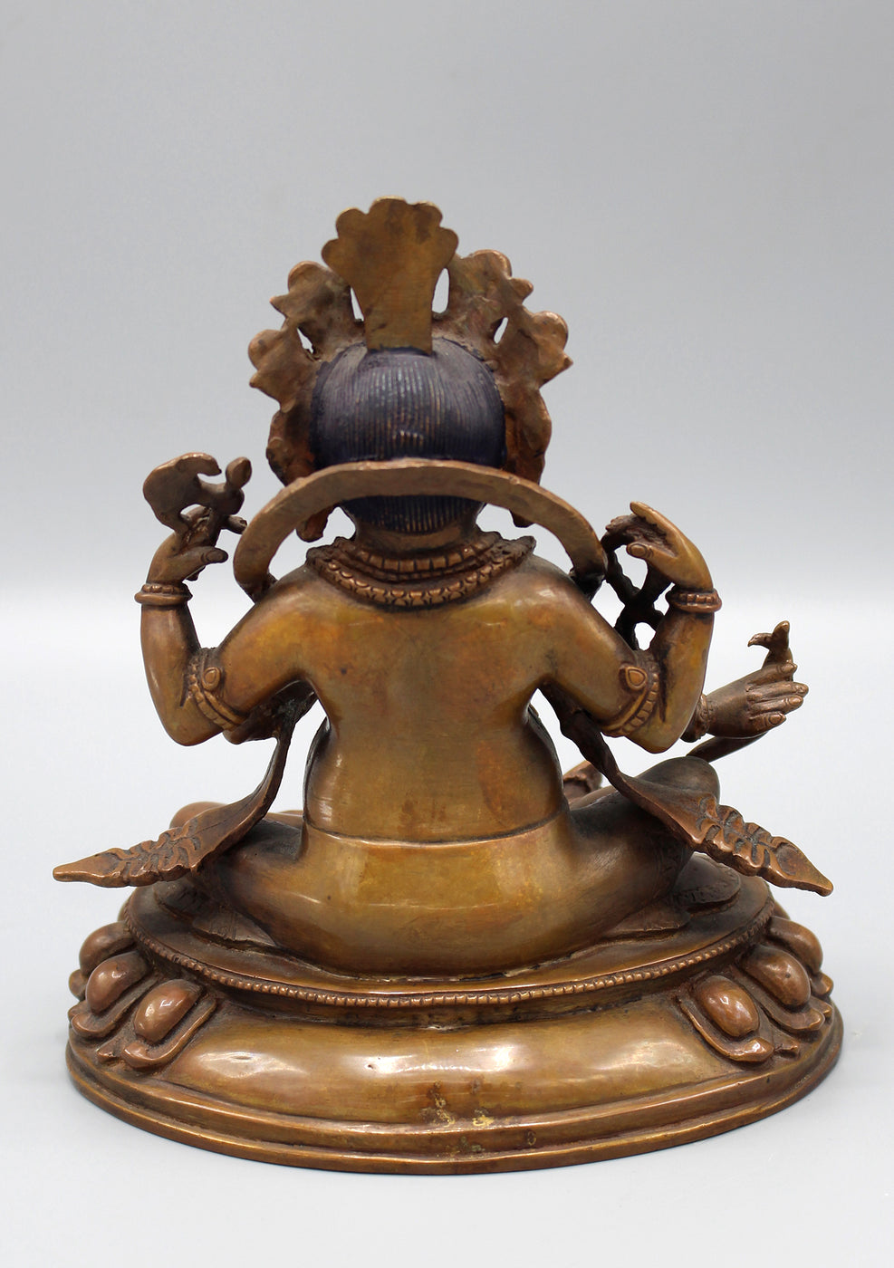 Four Armed Ganesha Seated Statue