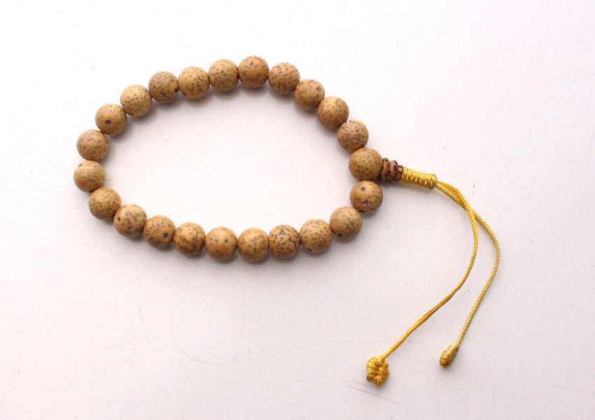 Polished Lotus Seed Mala Bracelet - Tibet Shop Sydney