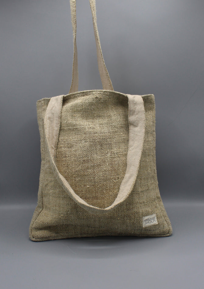 best quality hemp tote bag from nepacrafts