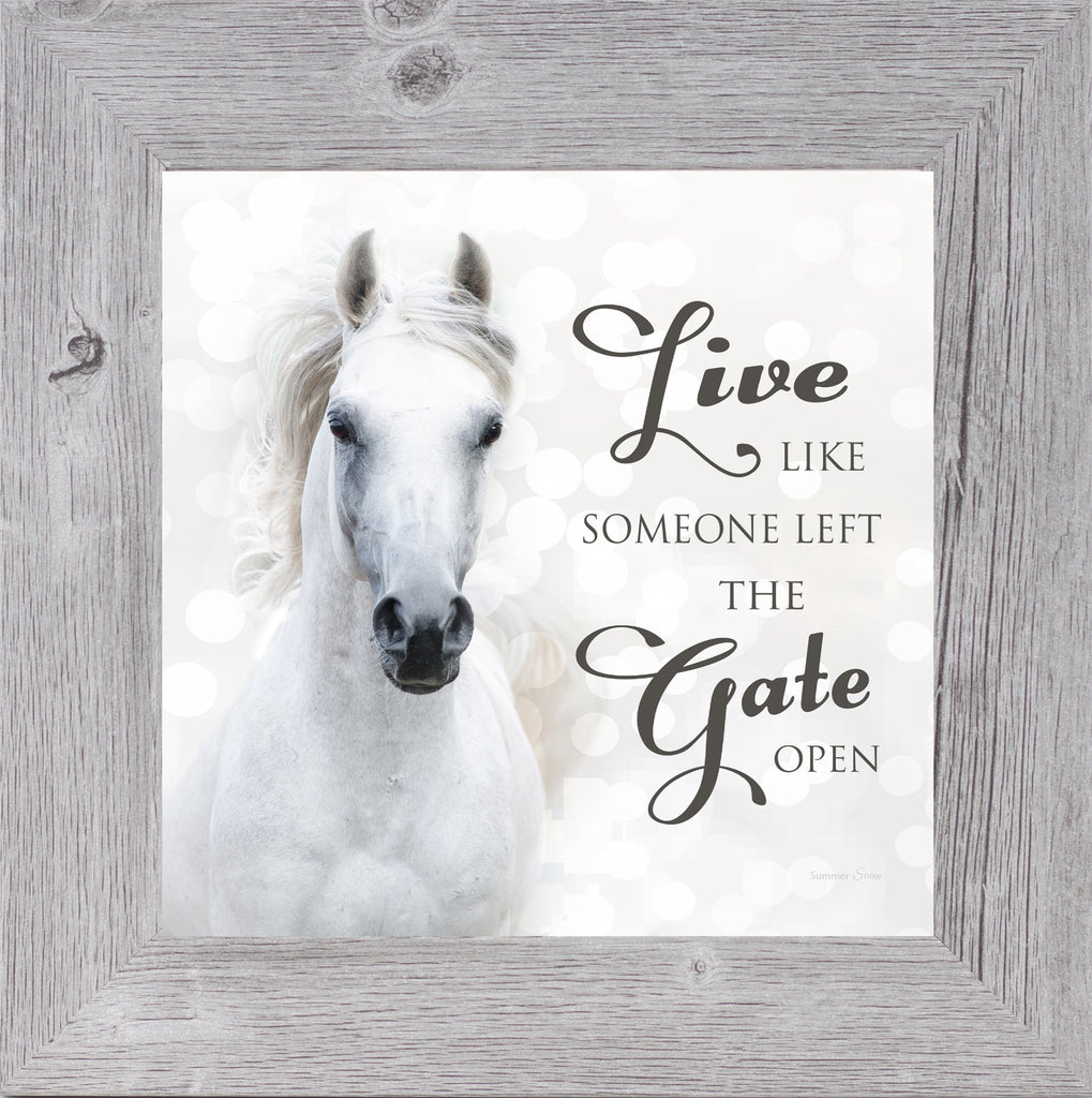 Live Like Someone Left The Gate Open By Summer Snow Ss838