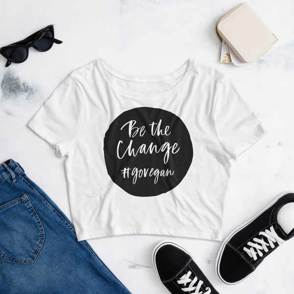 Be the Change crop top