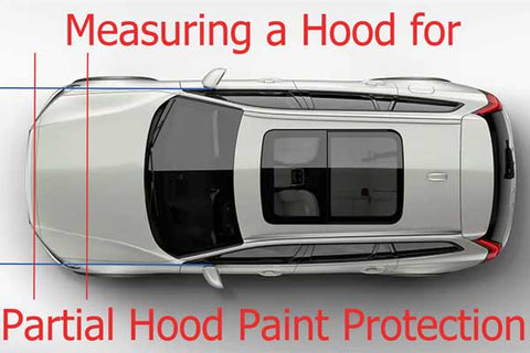 Measure Hood For Partial Paint Protection Application