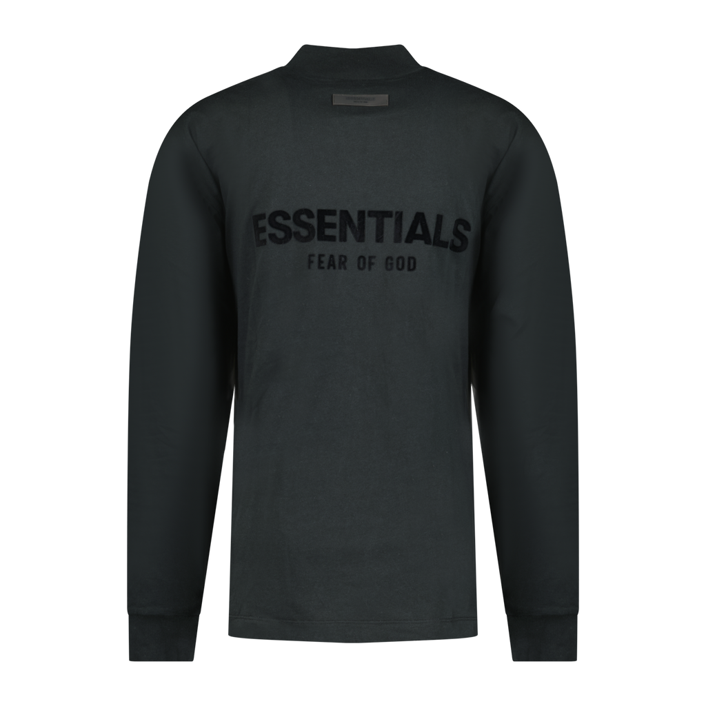 Essentials X Fear of God  Long Sleeve T-Shirt Stretch Limo Black - forsalebyerin Outlet Sale
