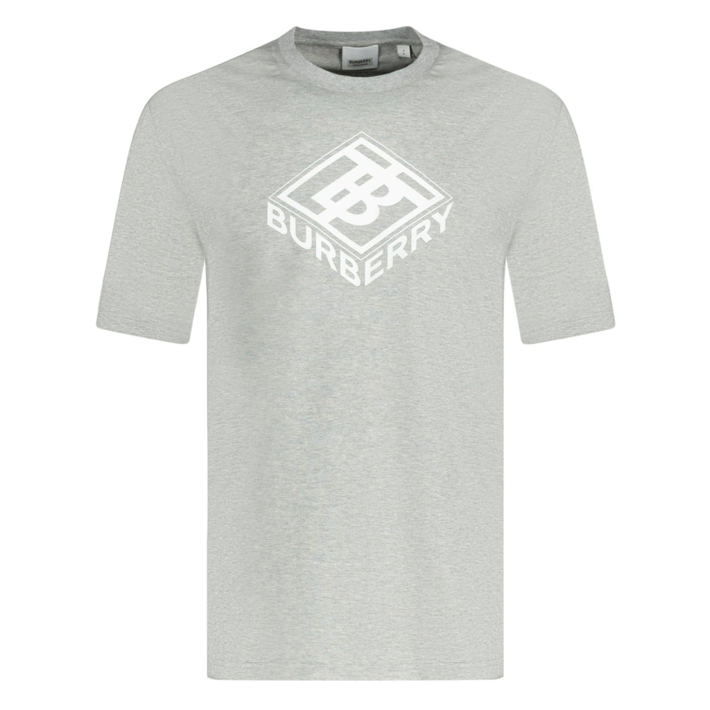 Burberry 'Ellison' Short Sleeve T-Shirt Grey - forsalebyerin