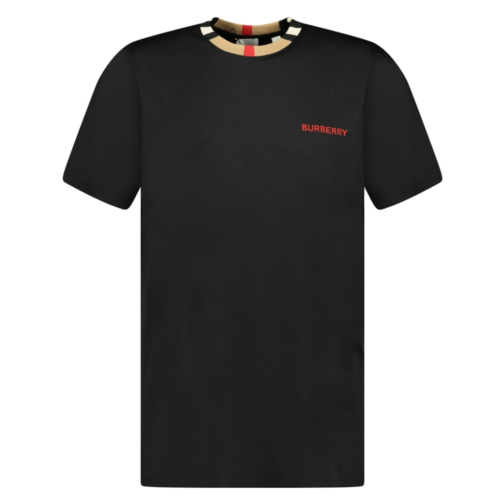 Burberry 'Jayson' Check T-Shirt Black - forsalebyerin
