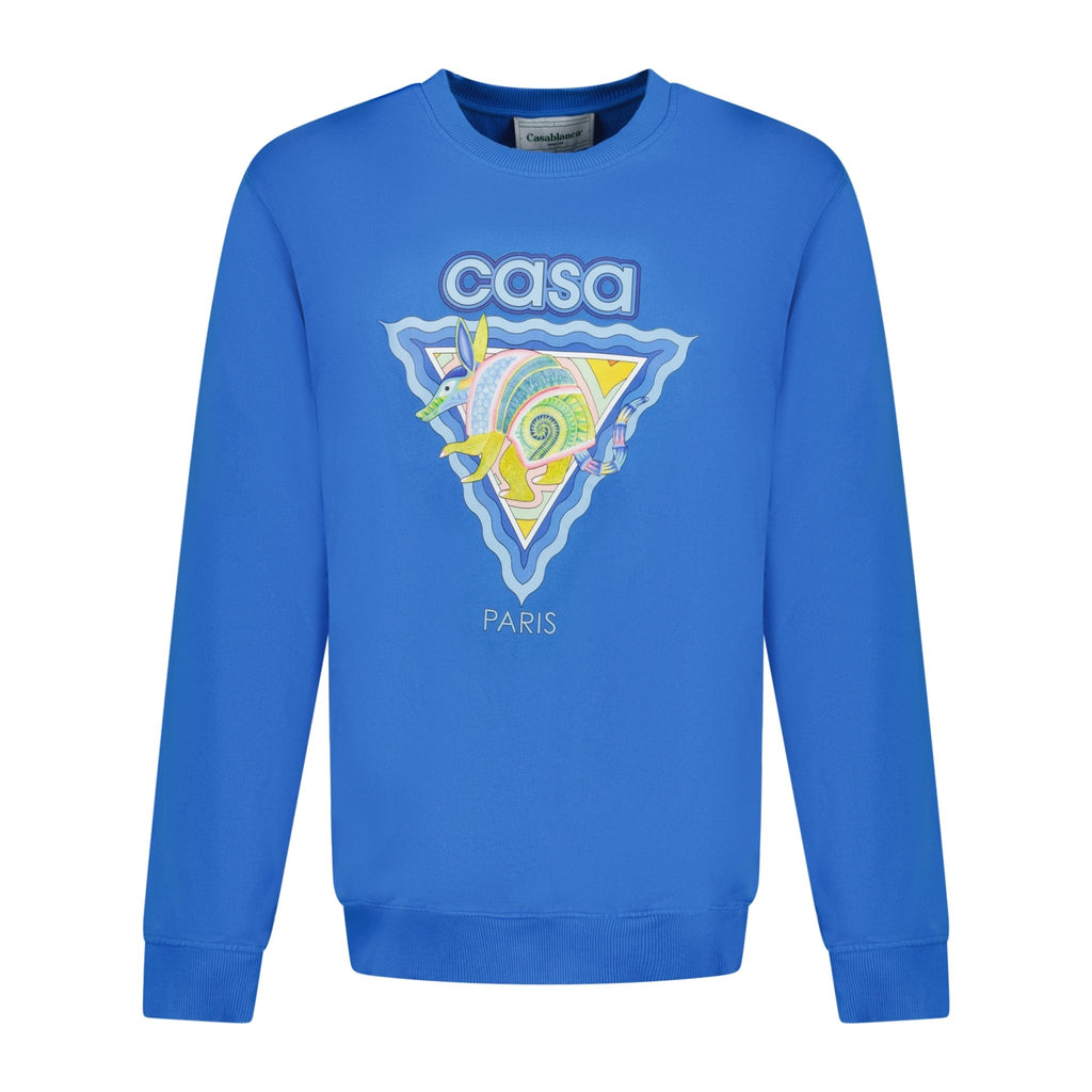 Blue Coachella Valley Sweatshirt  Casablanca Paris – Casablanca Paris