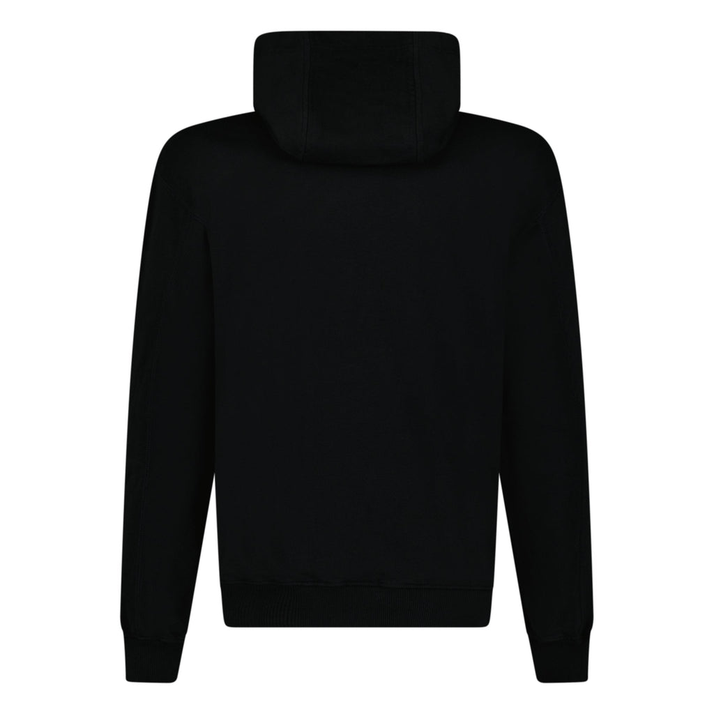 Casablanca logo embroidered hooded sweatshirt black - forsalebyerin