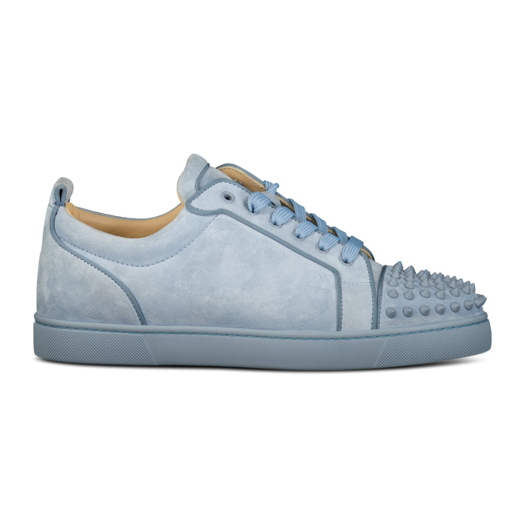 Christian Louboutin 'Junior Spikes' Orlato Sneakers Light Blue - forsalebyerin