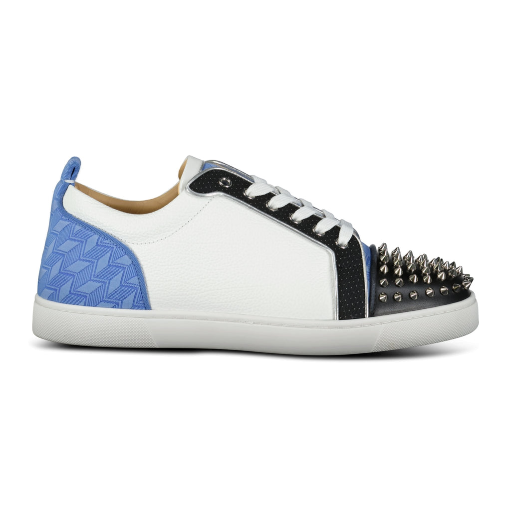 CHRISTIAN LOUBOUTIN 'JUNIOR SPIKES' ORLATO SNEAKERS LIGHT BLUE –  AffluentAttire