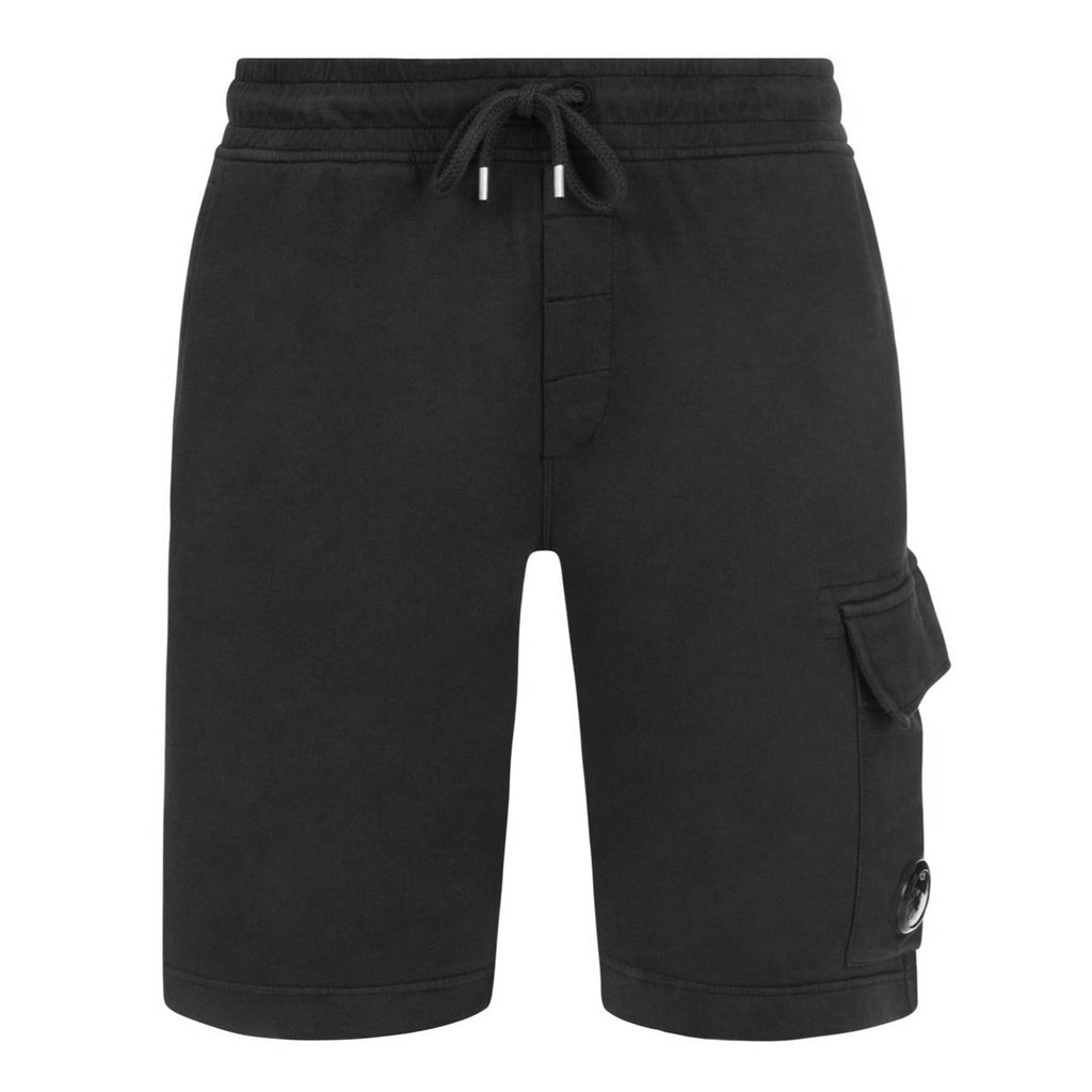 CP Company Bermuda Cotton Shorts Black - forsalebyerin