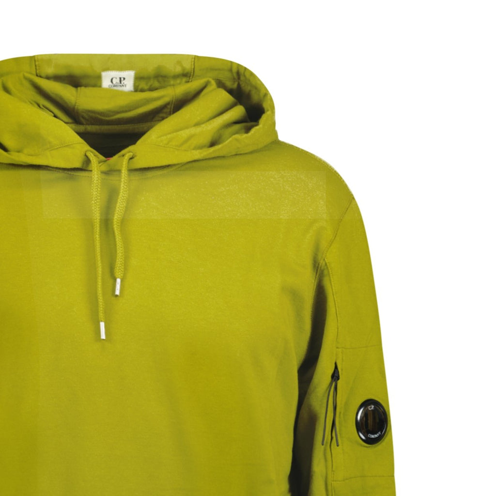 CP Company Micro Lens Diagonal Raised Hoodie Olive Boinclo ltd