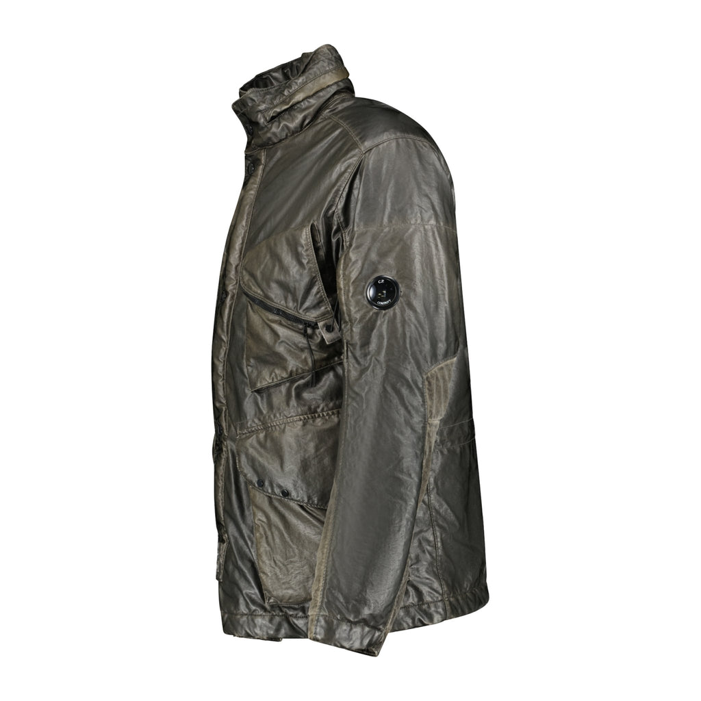 CP Company Flatt Nylon Lens Jacket Sage | Boinclo ltd | Outlet Sale