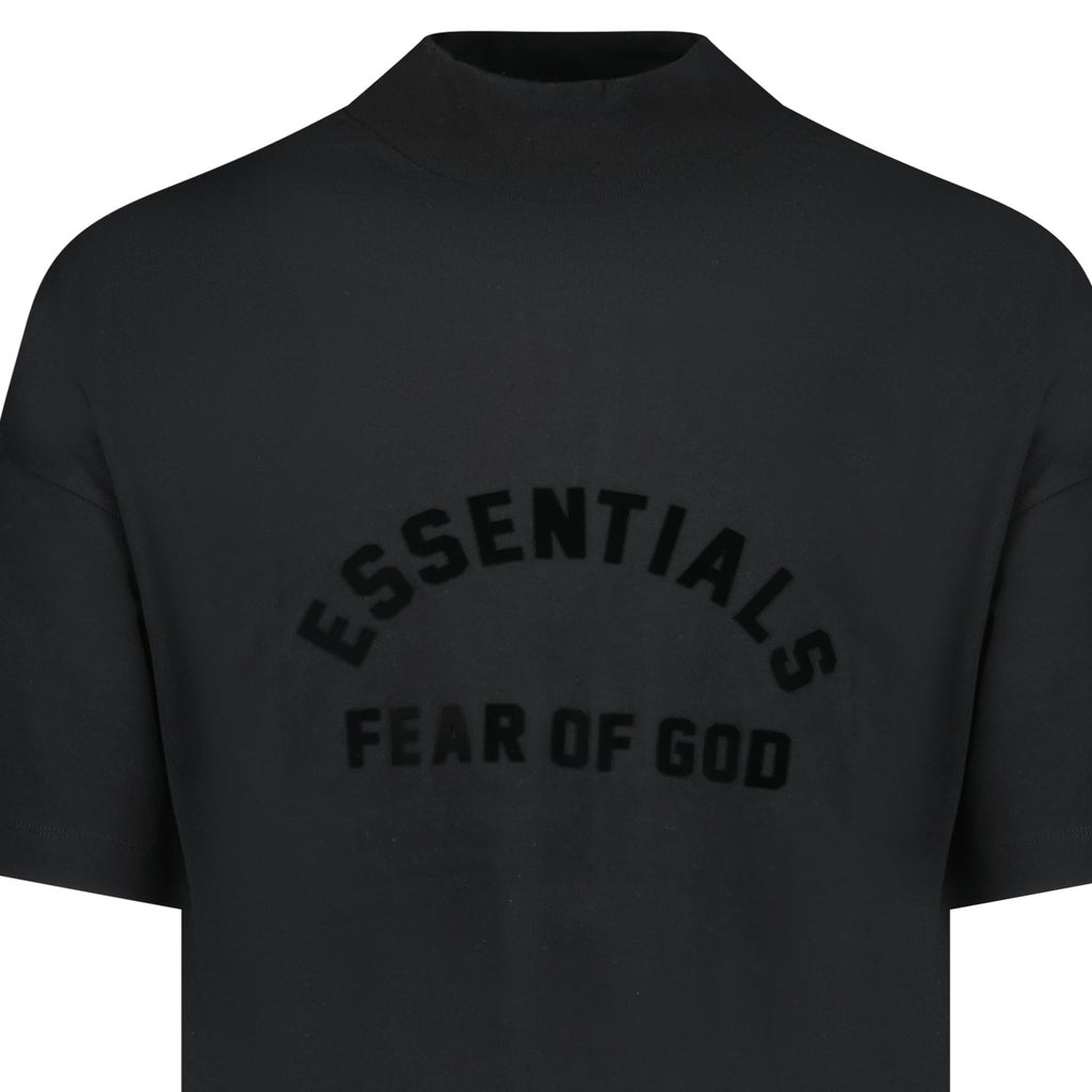 Essentials X Fear of God T-Shirt Jet Black - forsalebyerin