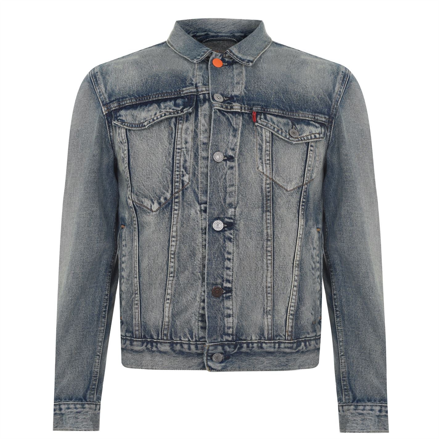 Heron Preston Levi Denim Jacket Blue | Boinclo ltd | Outlet Sale