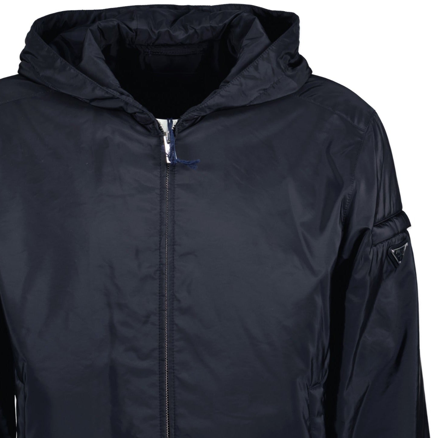 Prada Windbreaker K-Way Padded Metal Applique Jacket Navy | Boinclo ltd |  Outlet Sale