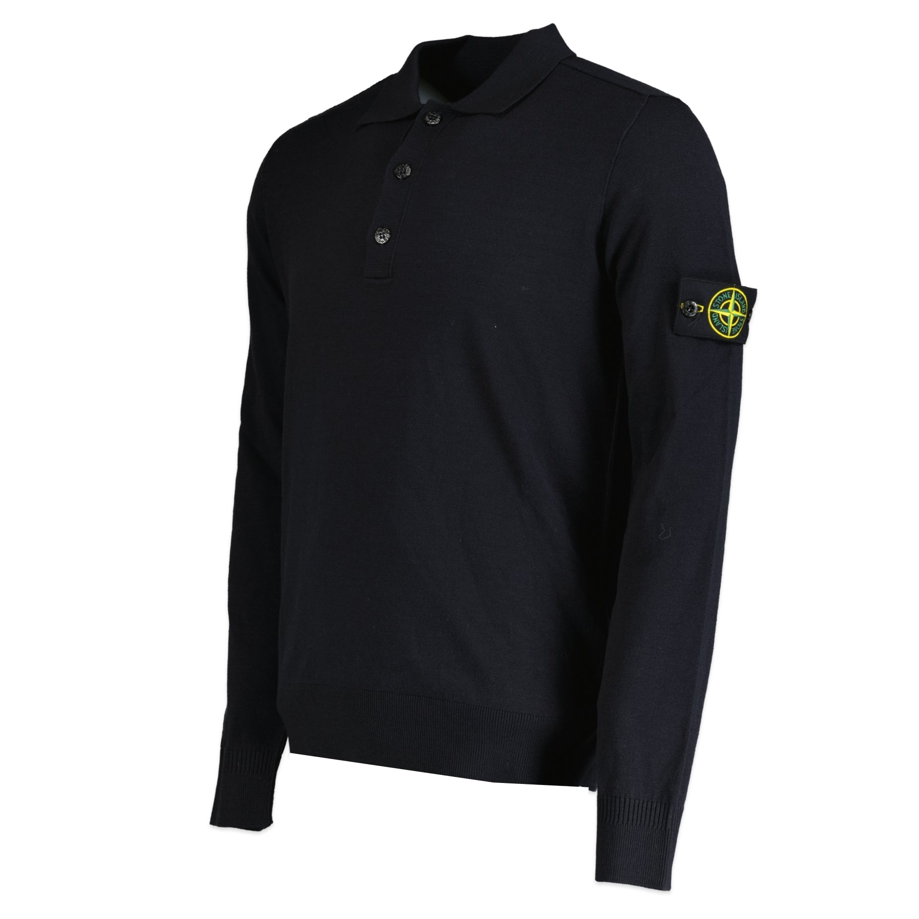 stone island wool polo shirt