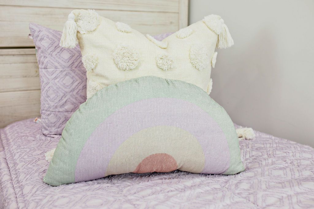 Olivia Rainbow Pillow