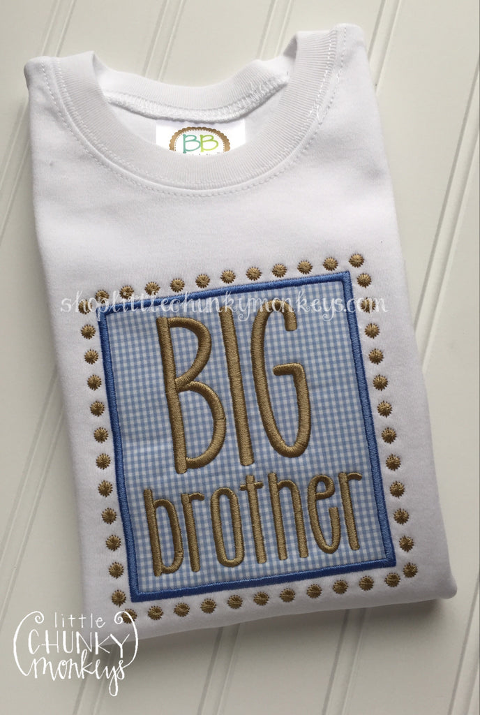 big brother embroidered shirt