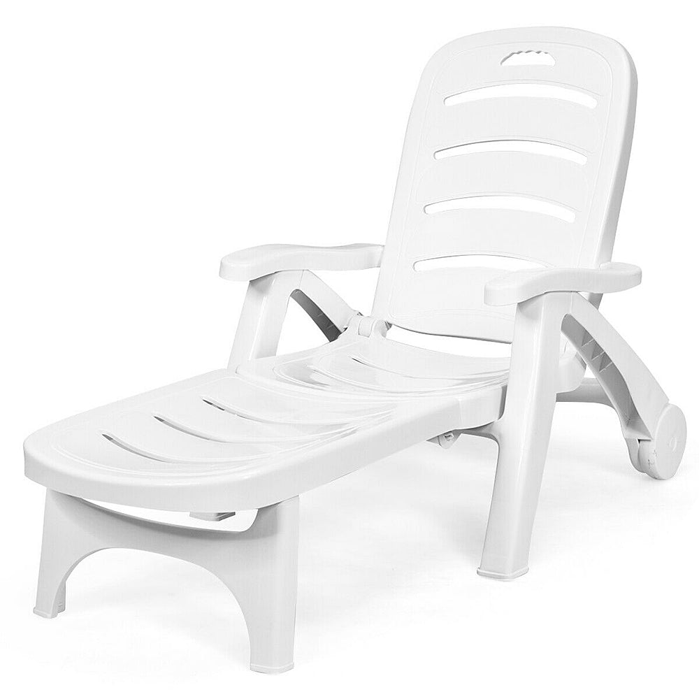 5 position folding lounge chair