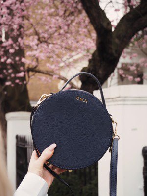 Navy Rosie Circle Bag 