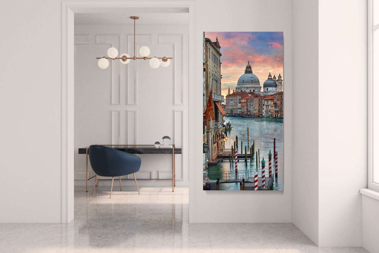 Modern Office with Italy Wall Art