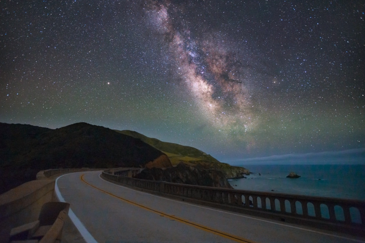 Milky Way over Big Sur