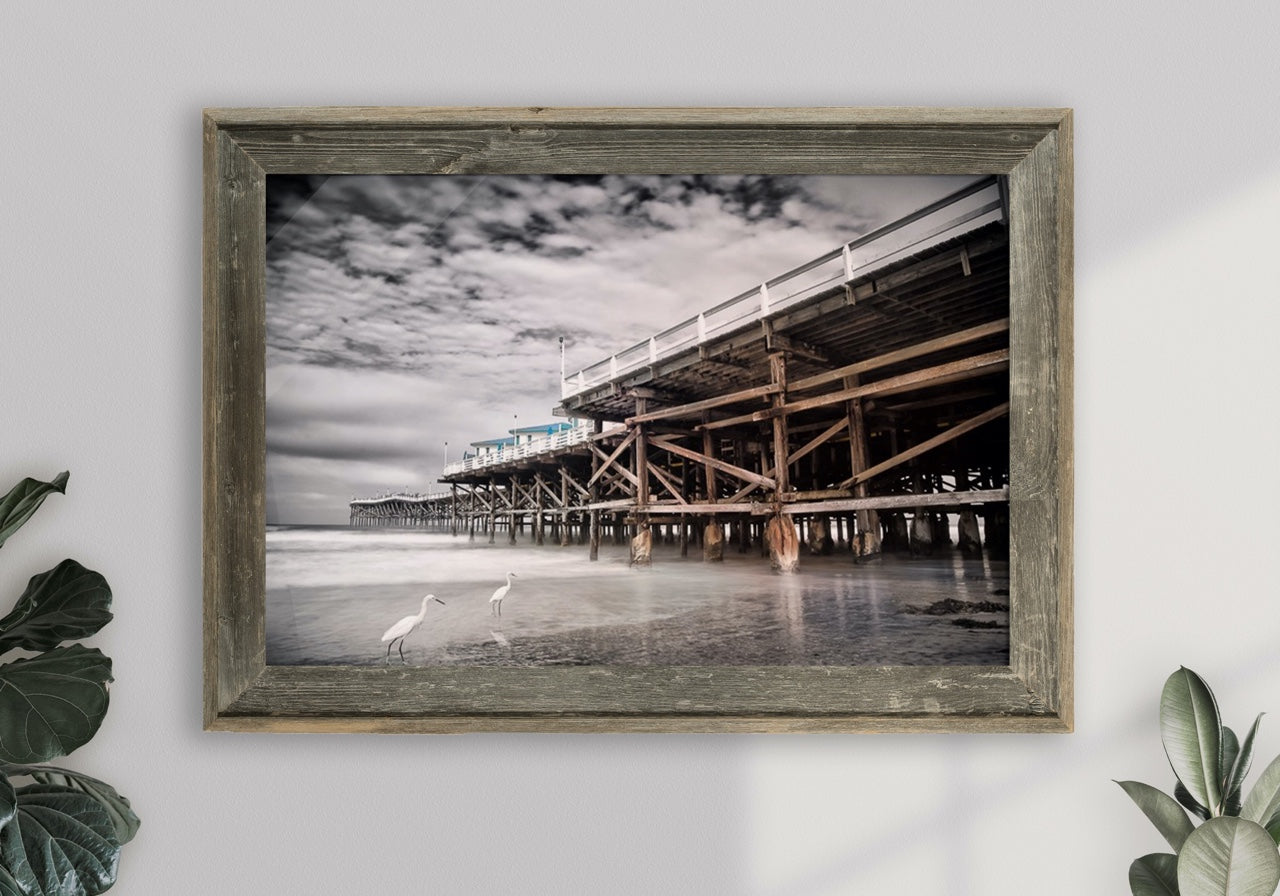 Framed Ocean Pier Wall Art