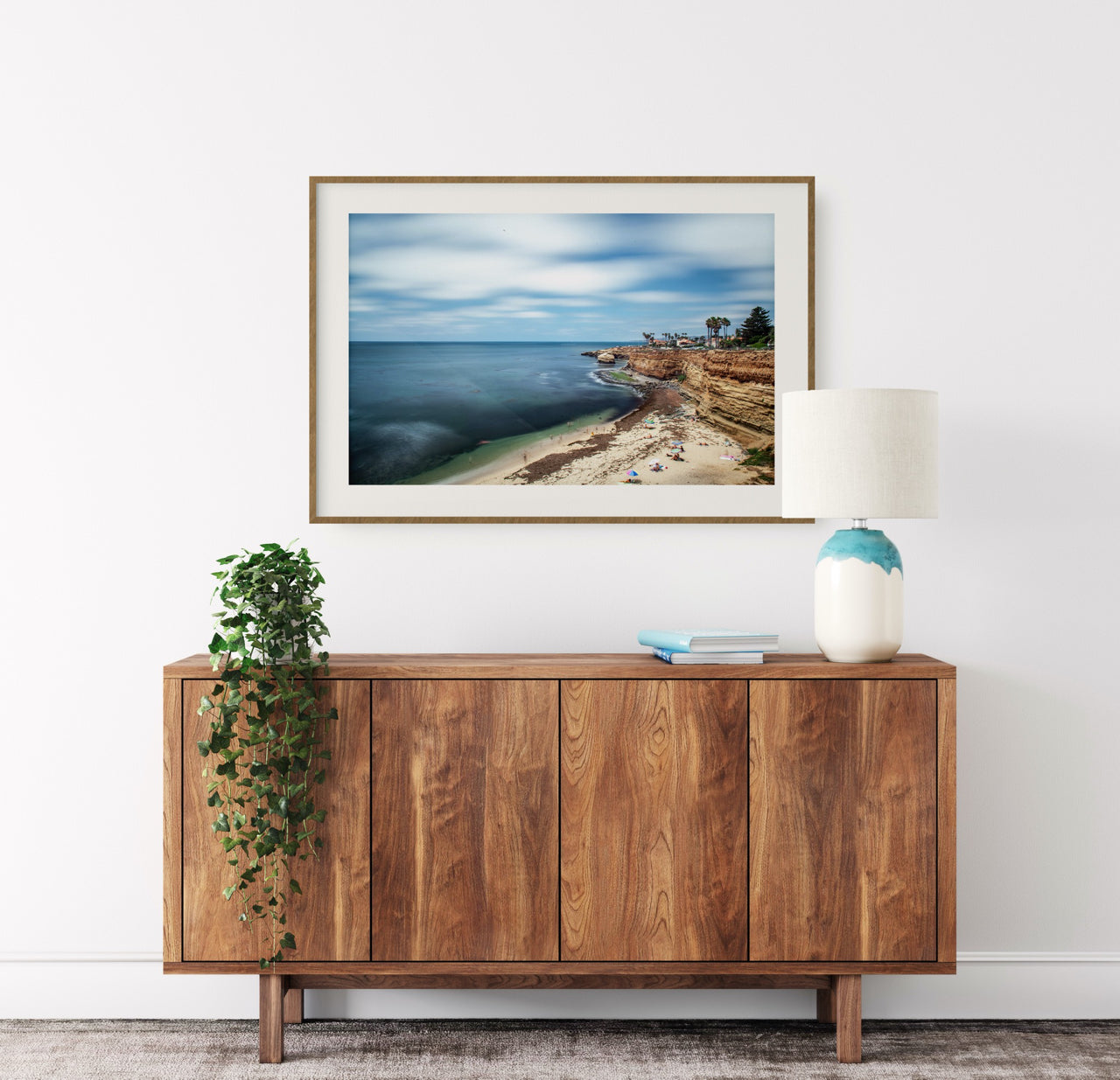 san diego beach art print living room