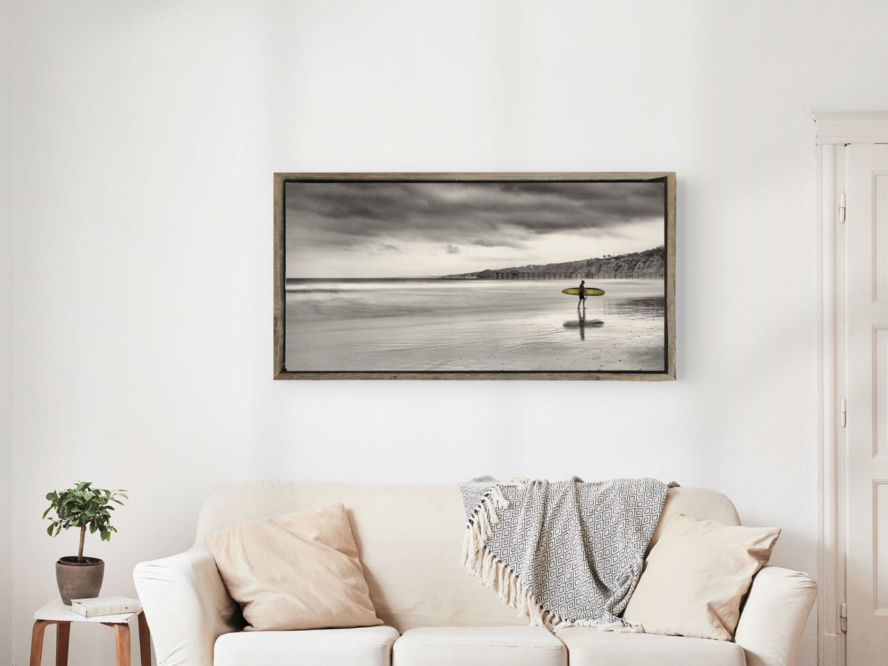 Black and White Minimalist Art - MK Envision Galleries