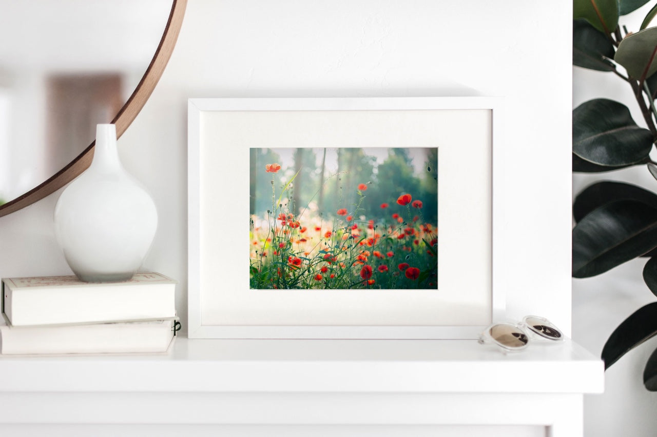 Framed Floral Wall Art