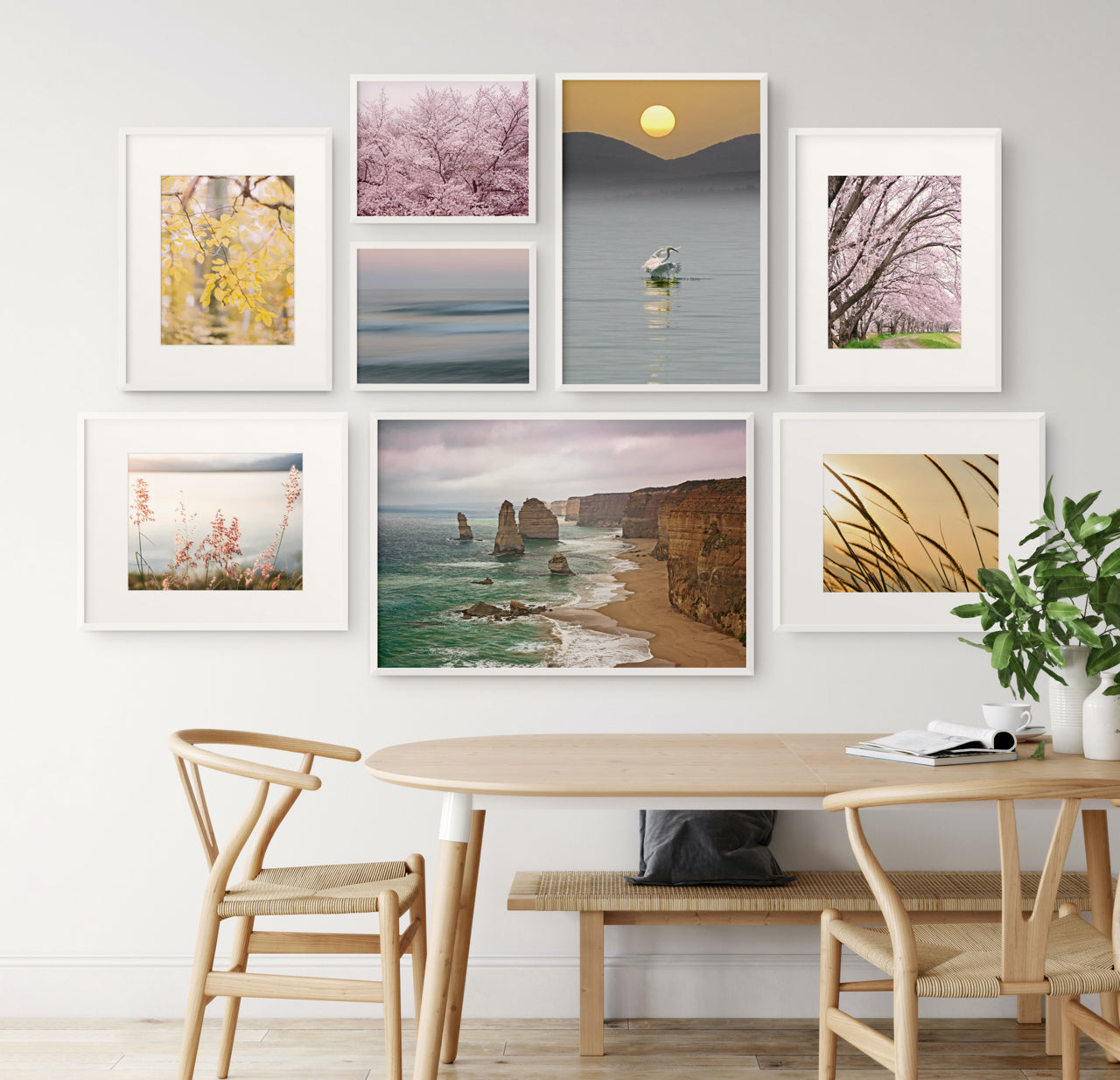 nature gallery wall