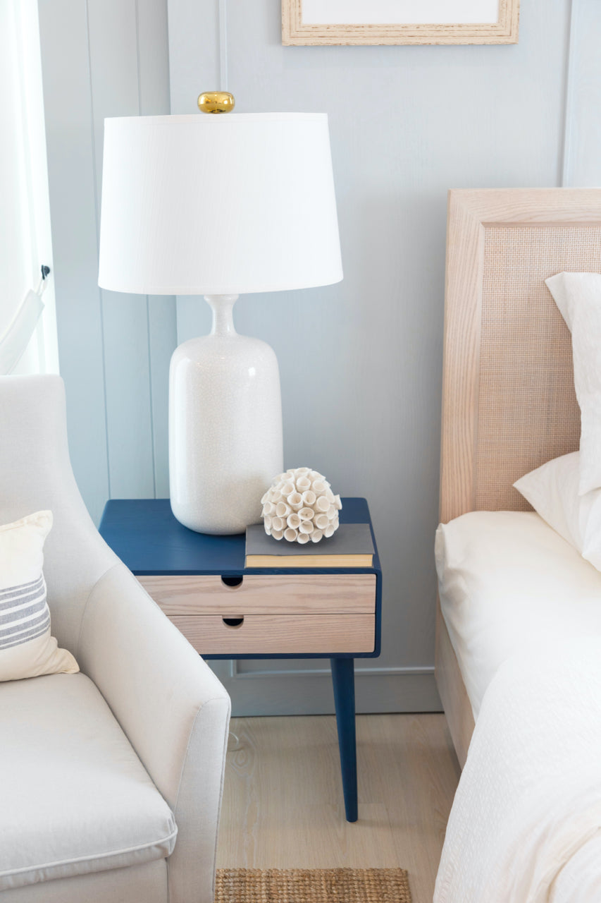 beach house bedside table