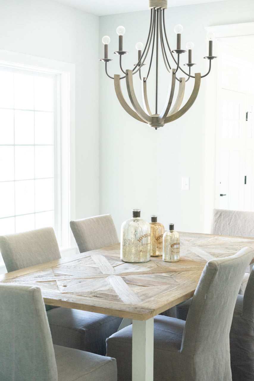 coastal modern dining room