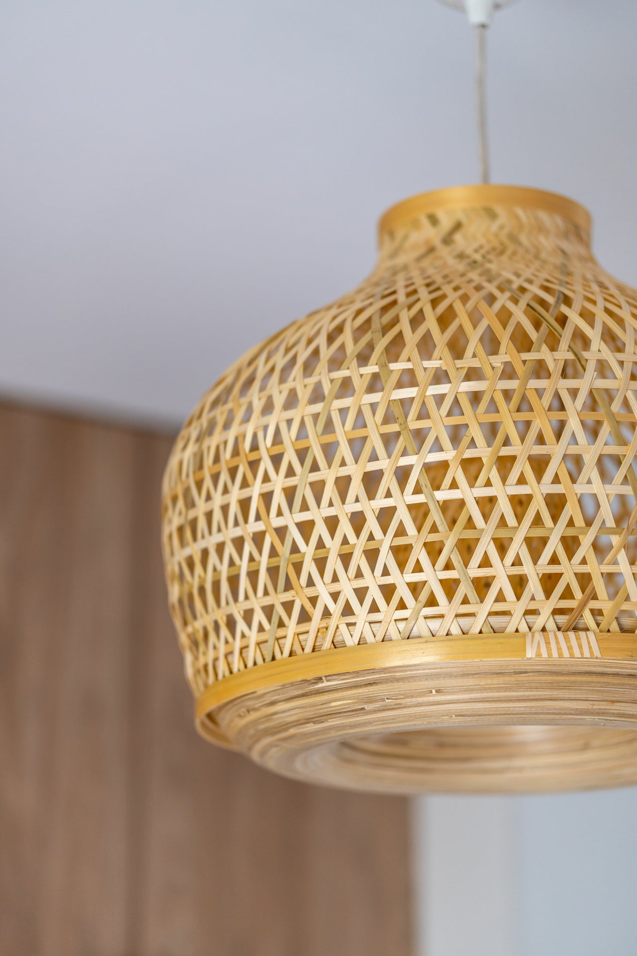 woven lamp pendant