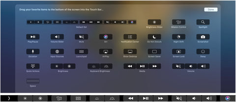 Customize Touch bar