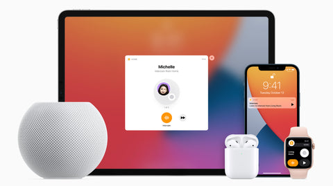 HomePod mini and iPhone 12