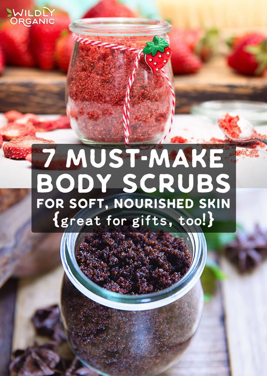 7 Must-Make Body Scrubs For Soft, Nourished Skin {great for gifts, too!}