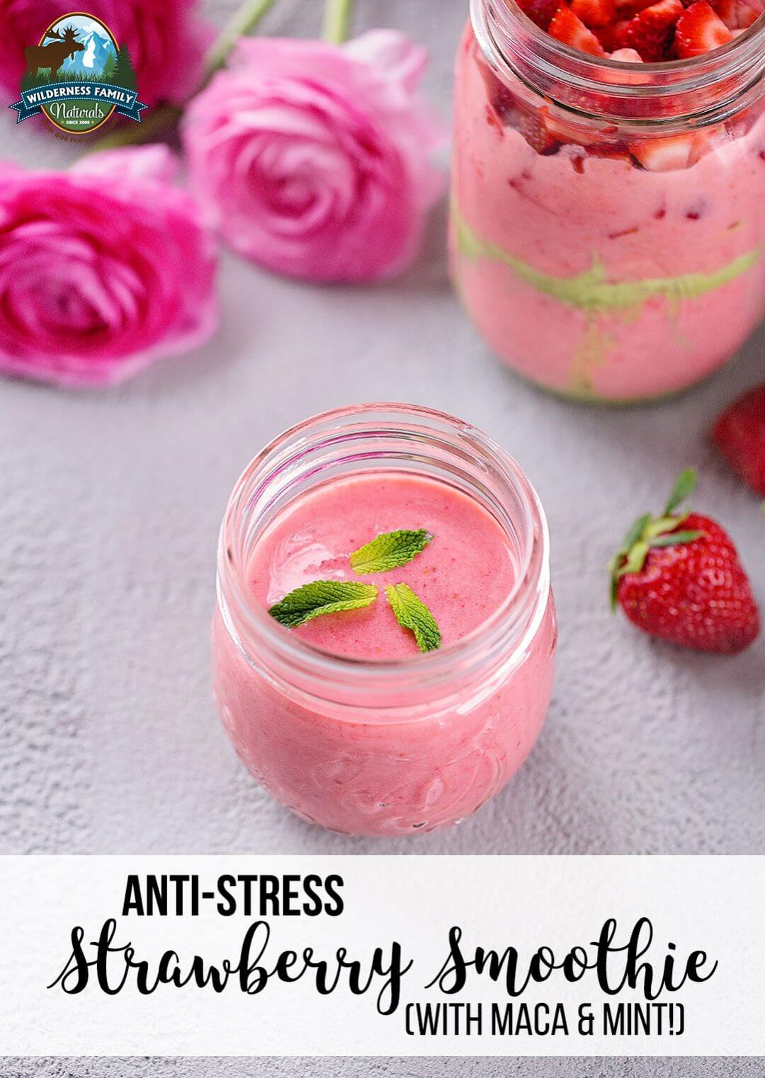 Anti-Stress Strawberry Smoothie