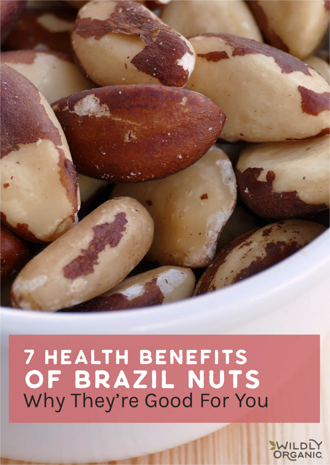 Brazil nuts inside a white bowl