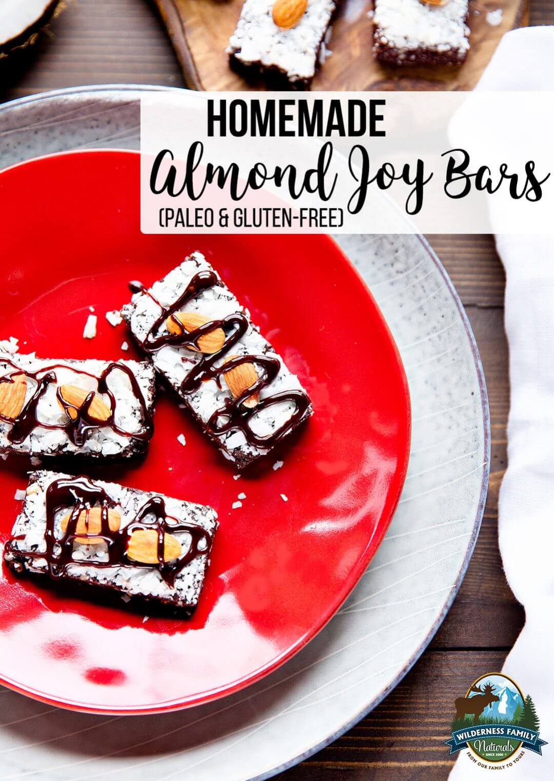 Homemade Almond Joy Bars