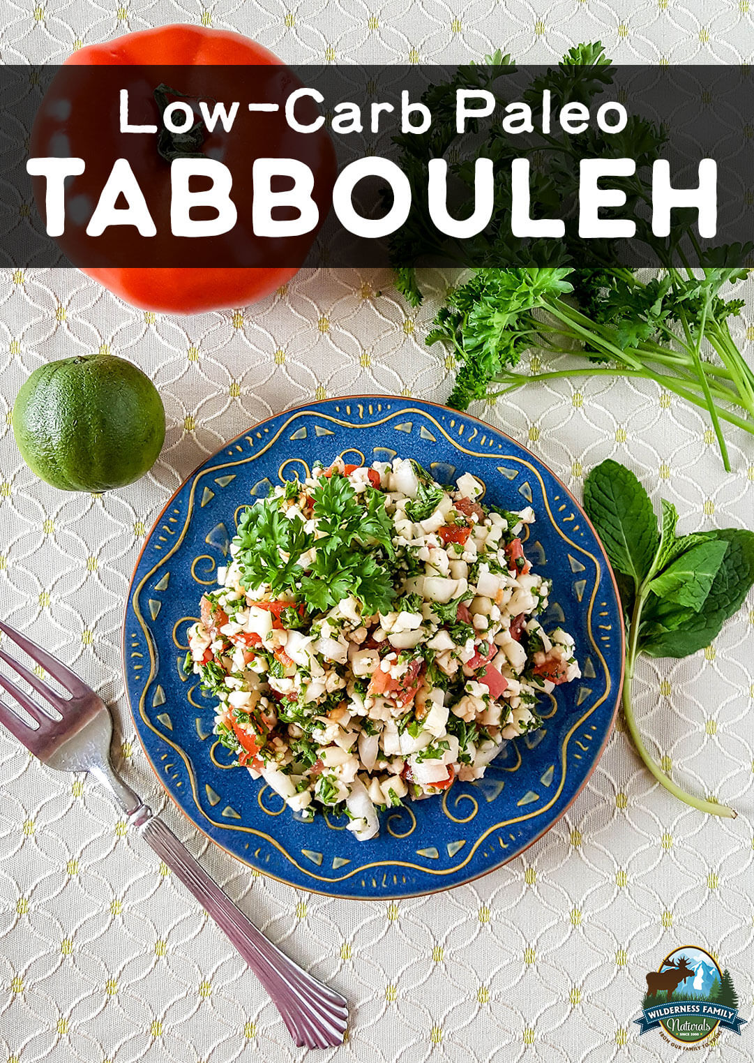 Low-Carb Paleo Tabbouleh